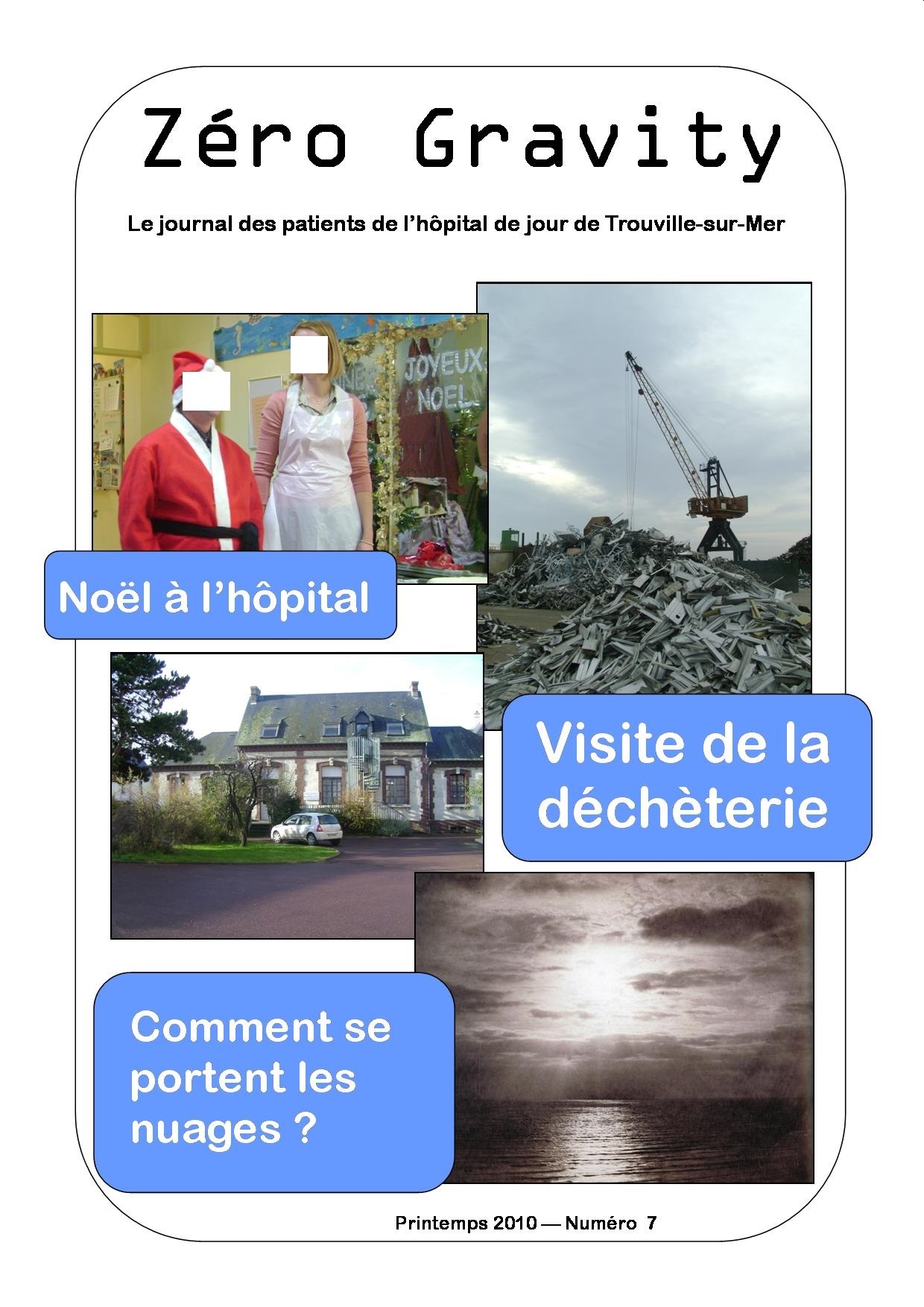 Zéro Gravity, le journal des patients de l'hôpital de jour de Trouville sur Mer