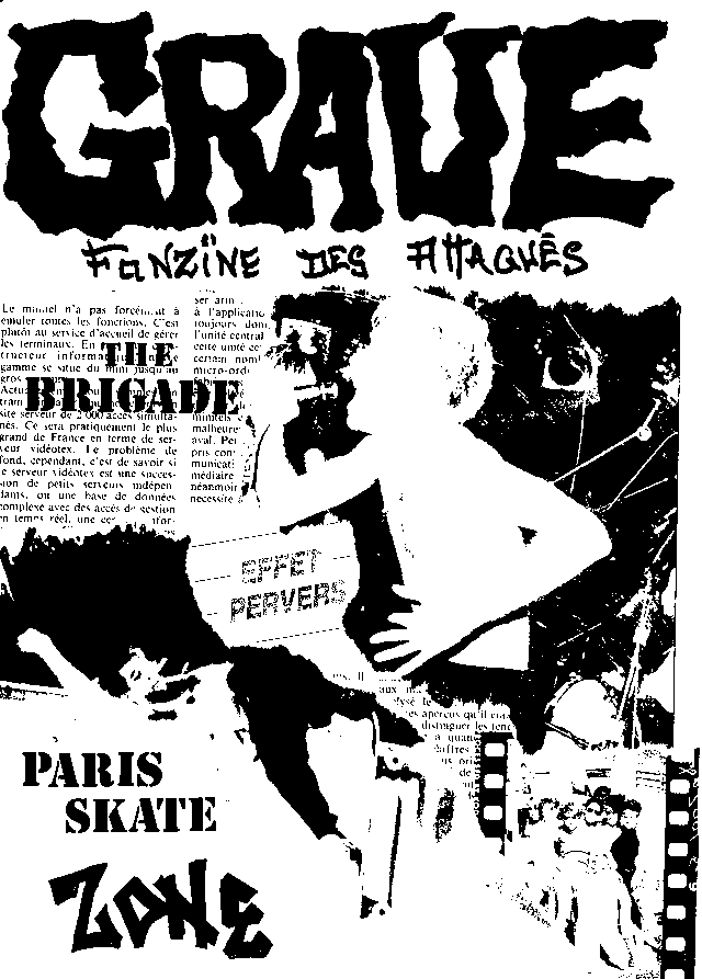 Grave Skate zine des attaqués